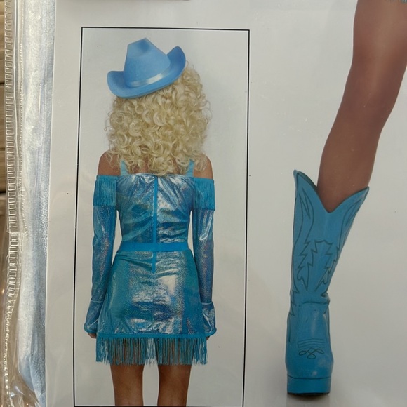 DREAMGIRL Rhinestone Cowgirl Costume NWT - Picture 3 of 8